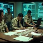 भारत में साइबर अपराध जांच, पुलिस और डिजिटल डेटा सुरक्षा से जुड़ा दृश्य