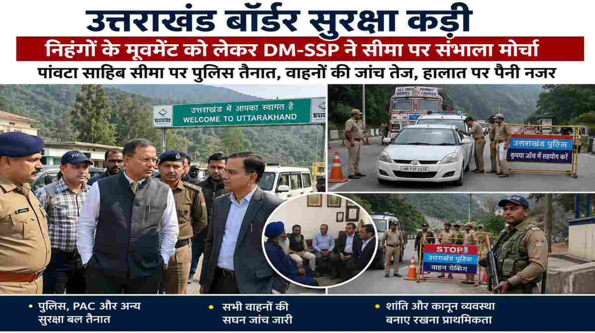 उत्तराखंड बॉर्डर सुरक्षा कड़ी | सीमा पर बढ़ी चौकसी, प्रशासन हर गतिविधि पर रख रहा नजर