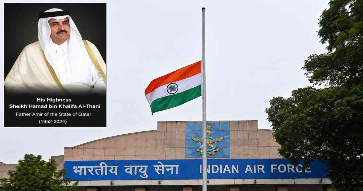 शेख हमद निधन पर दिल्ली में आधा झुका राष्ट्रीय ध्वज
