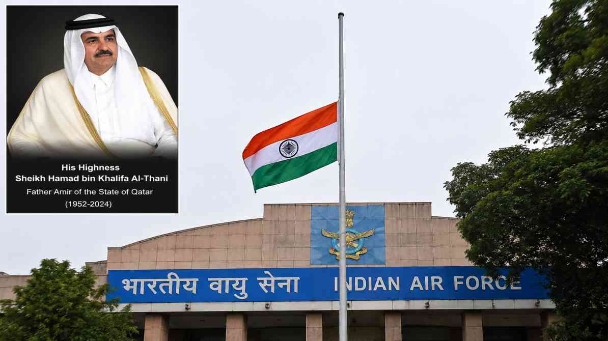 शेख हमद निधन पर दिल्ली में आधा झुका राष्ट्रीय ध्वज