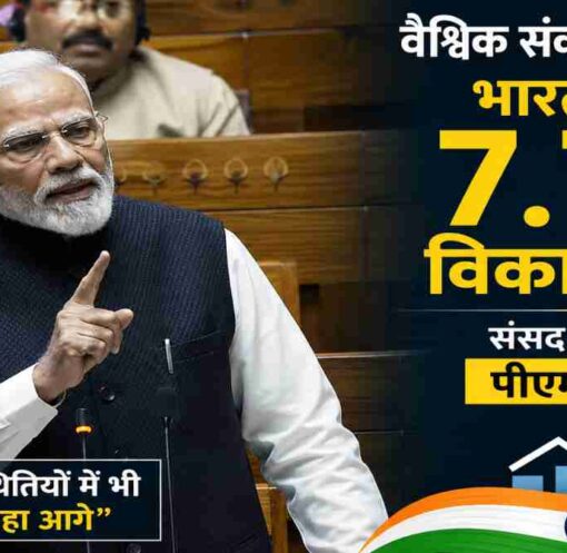 भारत की 7.7% विकास दर