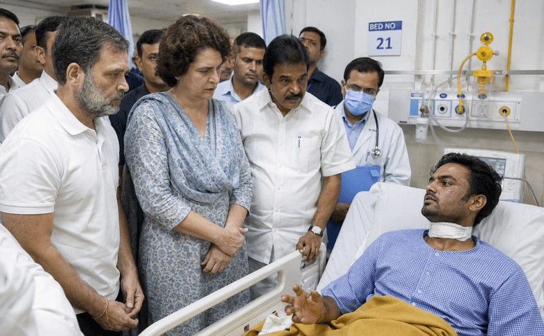 राहुल गांधी RML अस्पताल
