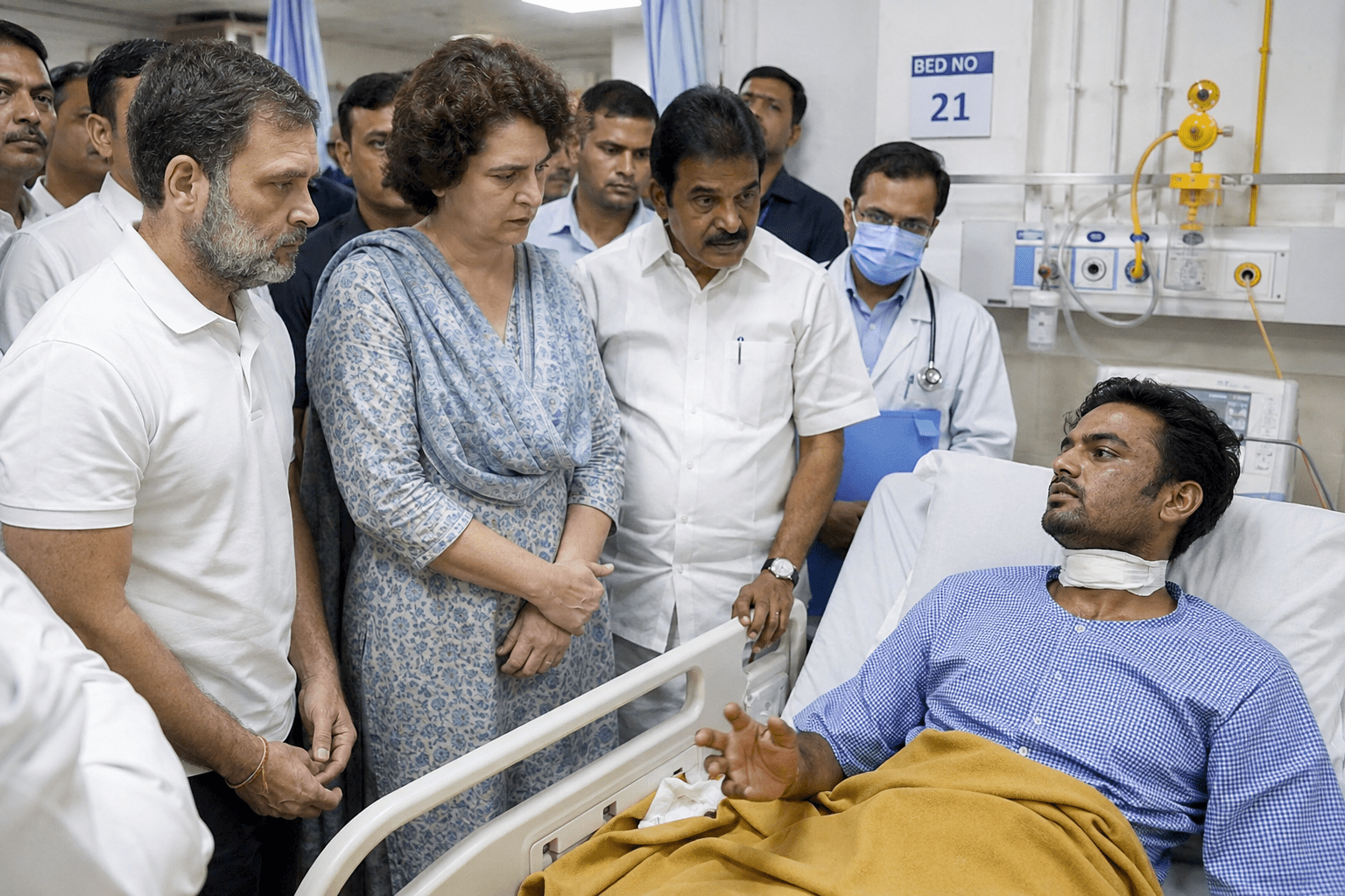 राहुल गांधी RML अस्पताल