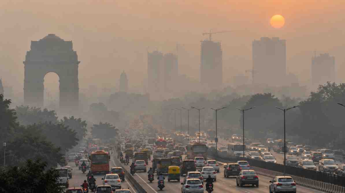 दिल्ली-NCR में वायु प्रदूषण: त्योहारों के बीच धूल, धुआं और बदलते मौसम से बढ़ी चिंता