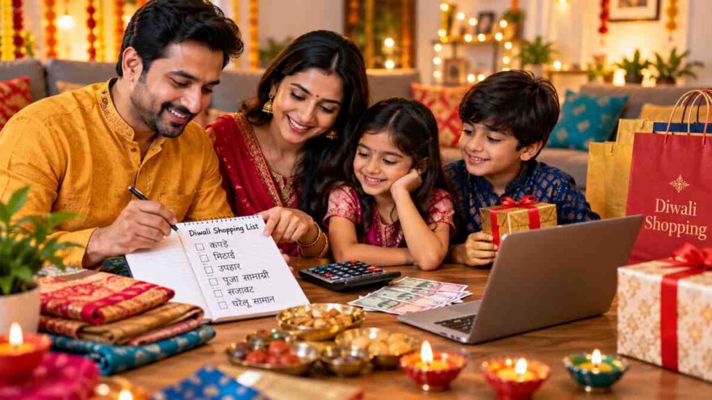 दिवाली की खरीदारी का बजट: फिजूलखर्ची से बचने और पैसे बचाने के आसान तरीके