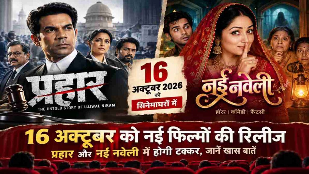 16 अक्टूबर को नई फिल्मों की रिलीज: ‘प्रहार’ और ‘नई नवेली’ में होगी टक्कर, जानें खास बातें