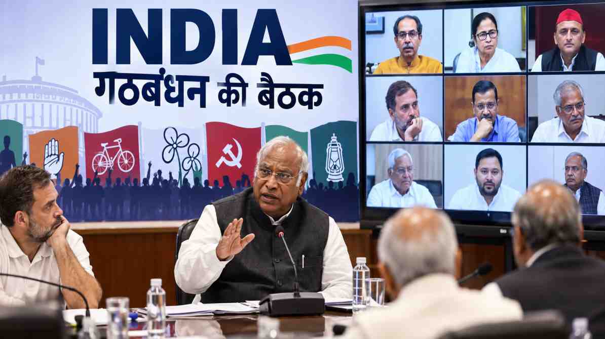 INDIA गठबंधन की बैठक आज: चुनावी आरोपों और विपक्ष की साझा रणनीति पर मंथन
