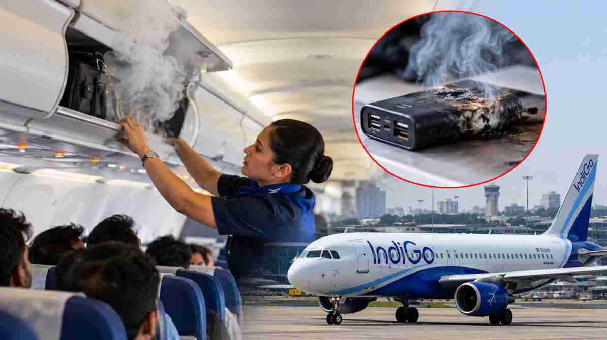 इंडिगो फ्लाइट में पावर बैंक से धुआं निकलने के बाद हैदराबाद में सुरक्षित लैंडिंग