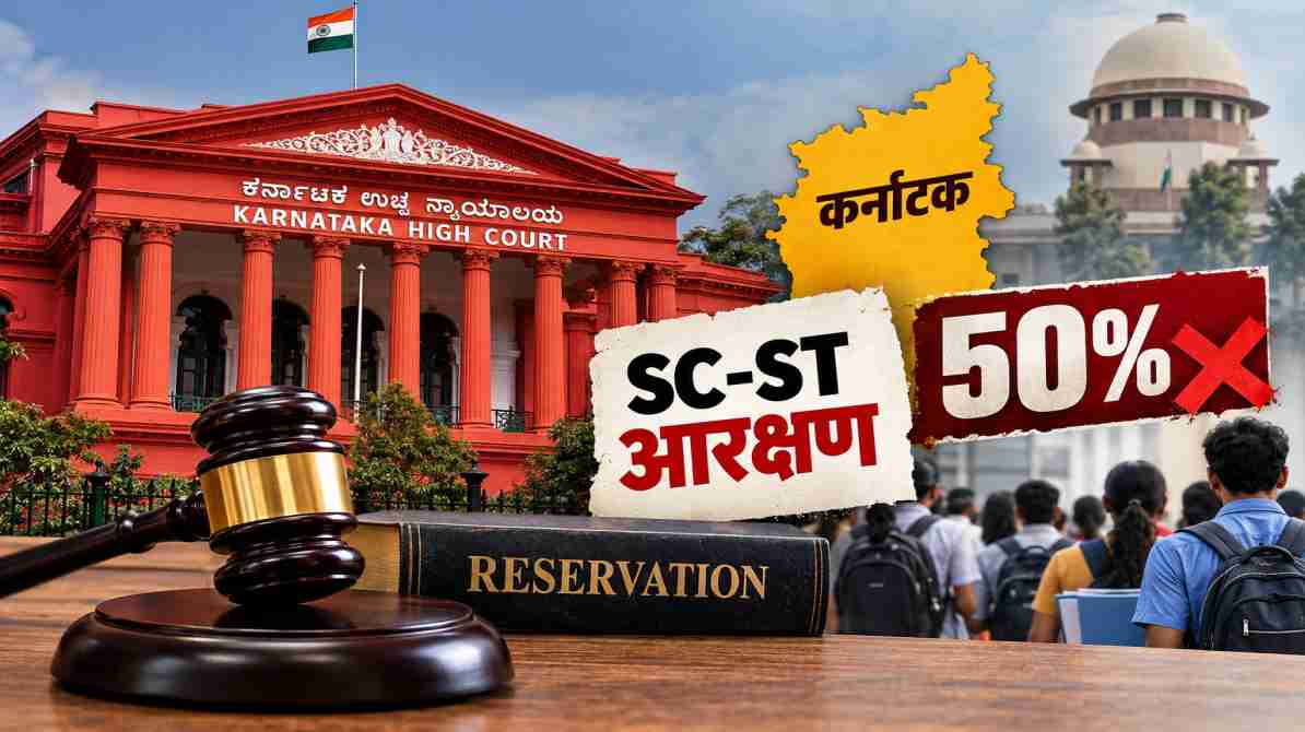 कर्नाटक हाईकोर्ट SC-ST आरक्षण फैसला 2026 और 50 प्रतिशत आरक्षण सीमा विवाद