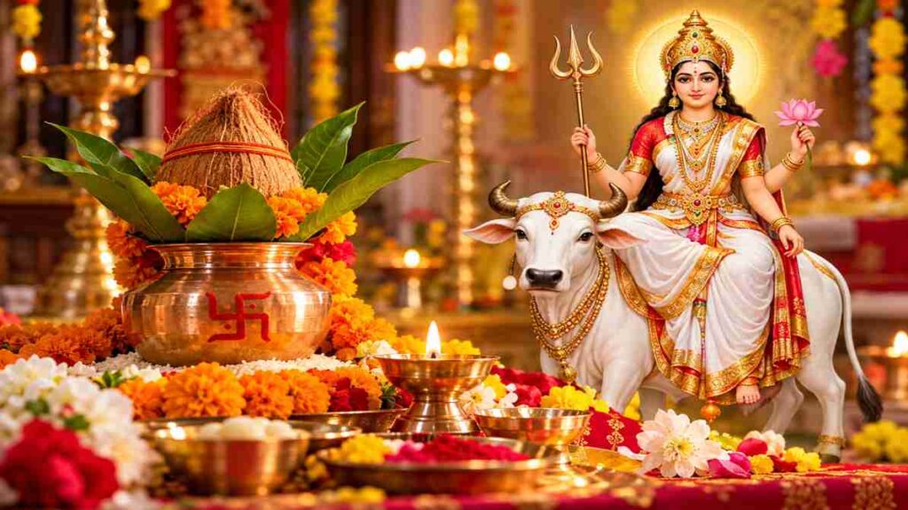 शारदीय नवरात्रि 2026: मां शैलपुत्री की पूजा से शुरू हुआ नौ दिनों का पावन पर्व