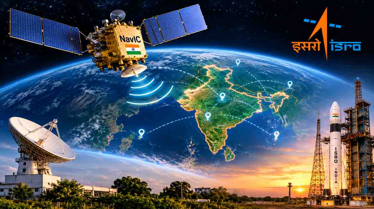 ISRO की NavIC नेविगेशन प्रणाली और भारत की स्वदेशी उपग्रह तकनीक