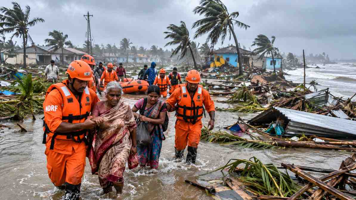 Cyclone Arnab Andhra Pradesh coastal relief operations representative image