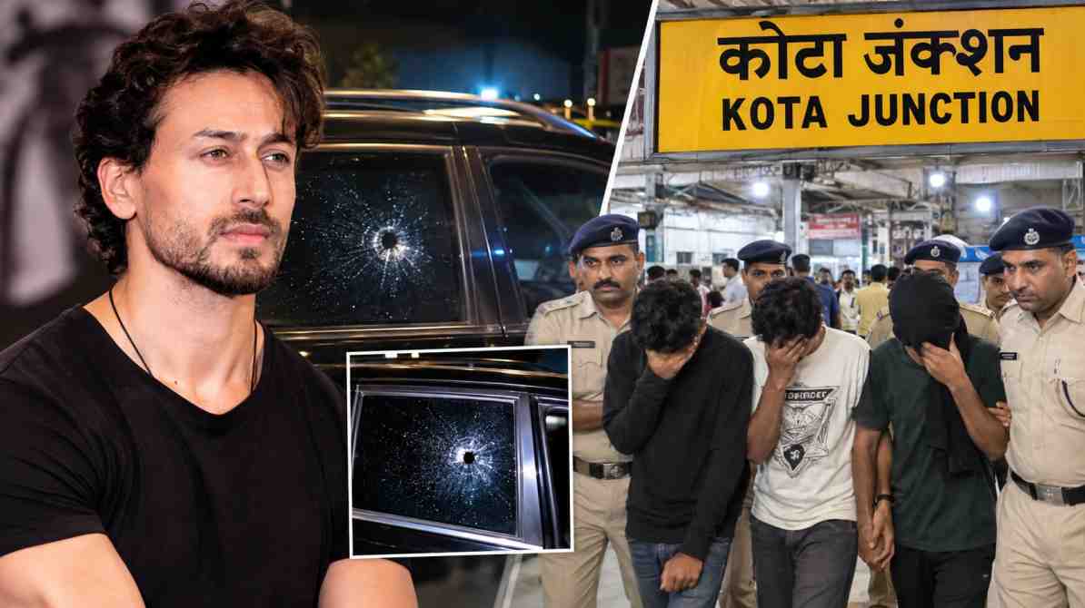 टाइगर श्रॉफ फायरिंग केस: कोटा से तीन संदिग्ध पकड़े गए, जांच में नए सवाल